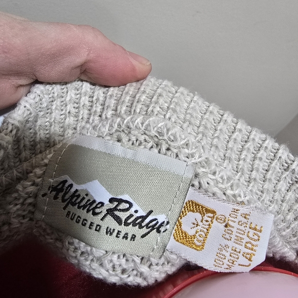 Alpine Ridge Cream Knit Sweater - Picture 3 of 4